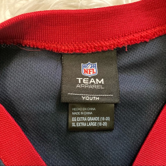 NFL Team Apparel HOUSTON TEXANS ARIAN FOSTER #23 BLUE ~Sz Youth XL 28-20 - Picture 3 of 6